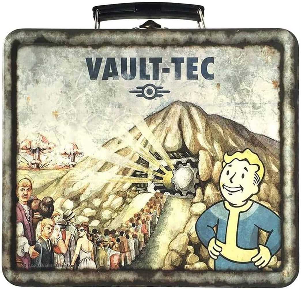 Fallout Vault-Tec Weathered Previews Exclusive Tin Tote Prop Replica (
