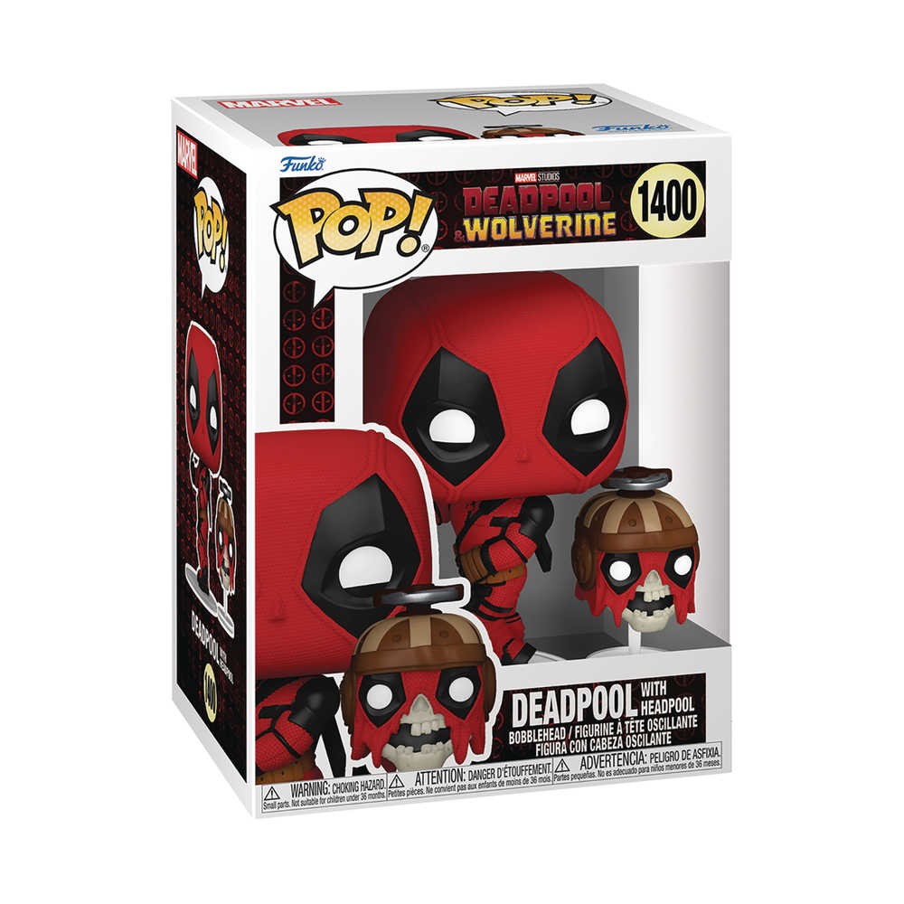 Pop & Buddy Deadpool & Wolverine Deadpool with Headpool Figure (C