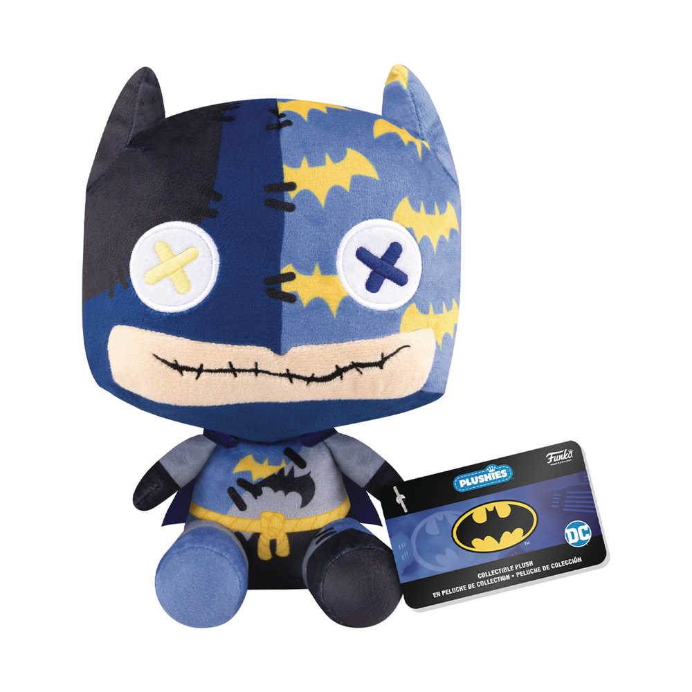 Pop Plush Patchwork Batman Pop 7in