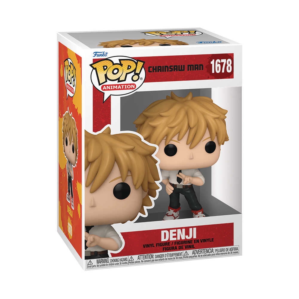 Pop Animation Chainsaw Man Denji Vinyl Figure