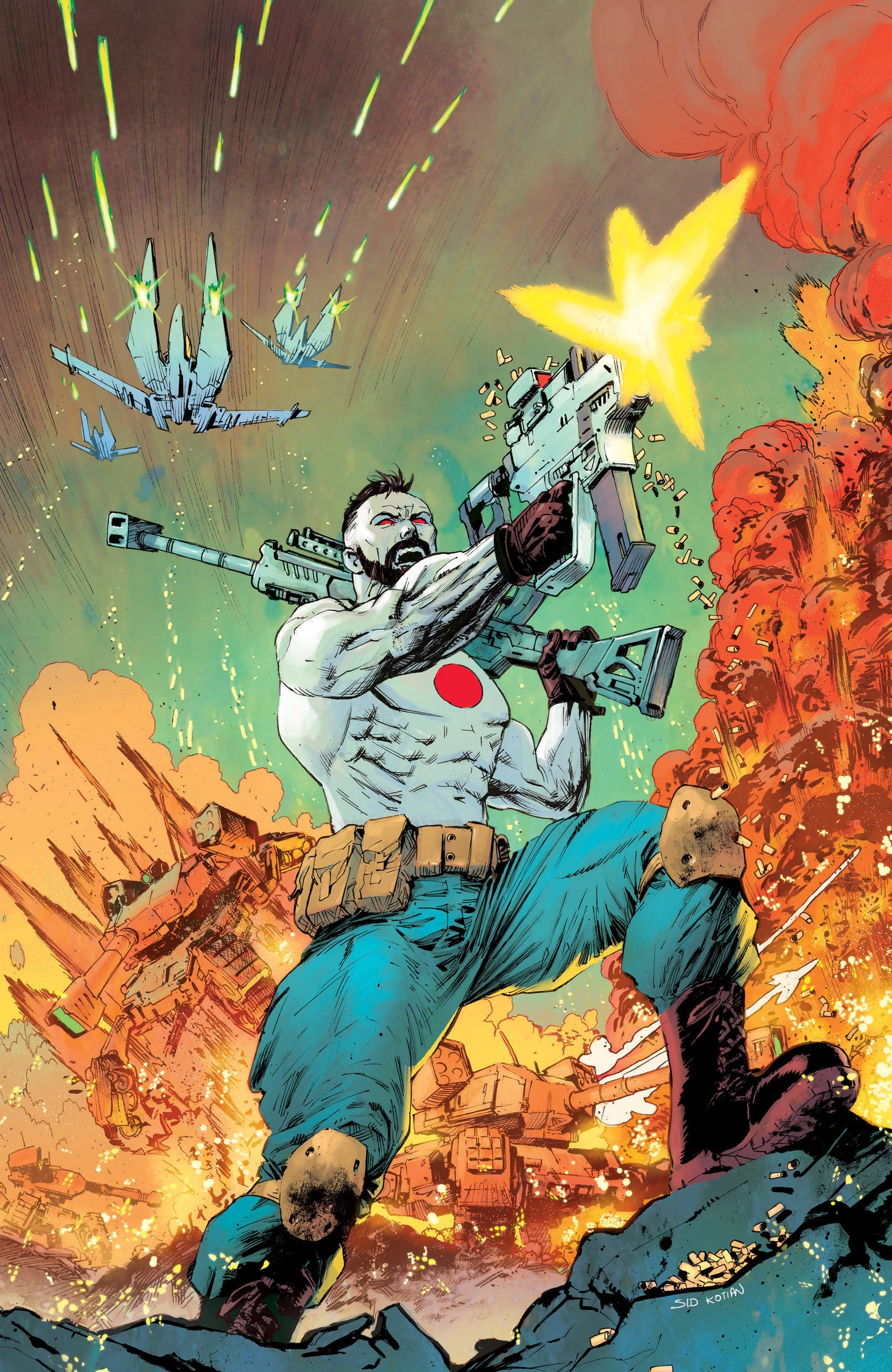 Valiant Beyond: Bloodshot #5 Man Made Hell #2 Variant D (Kotian Full Art)
