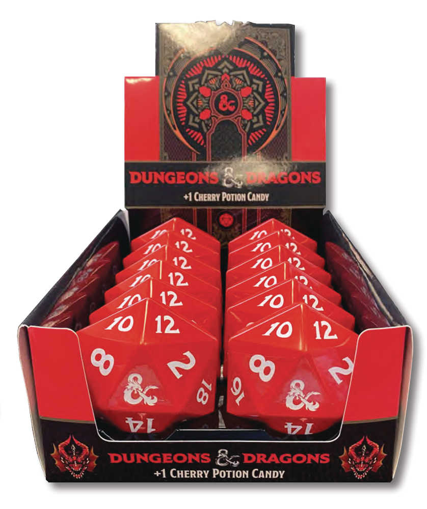 Dungeons & Dragons D20 Cherry Potion Candy Tin