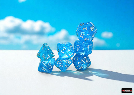 7-die Set MEGA-hedral Luminary Sky/Silver