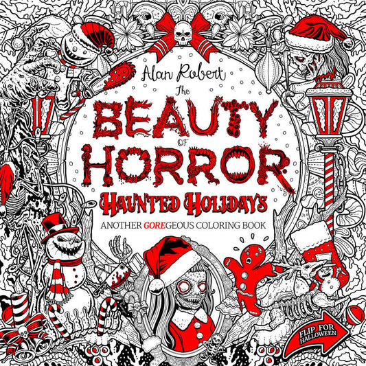 Beauty Of Horror Haunted Holidays Coloring Book Softcover (Mature)