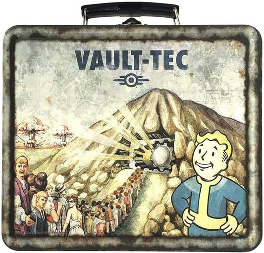 Fallout Vault-Tec Weathered Previews Exclusive Tin Tote Prop Replica  (