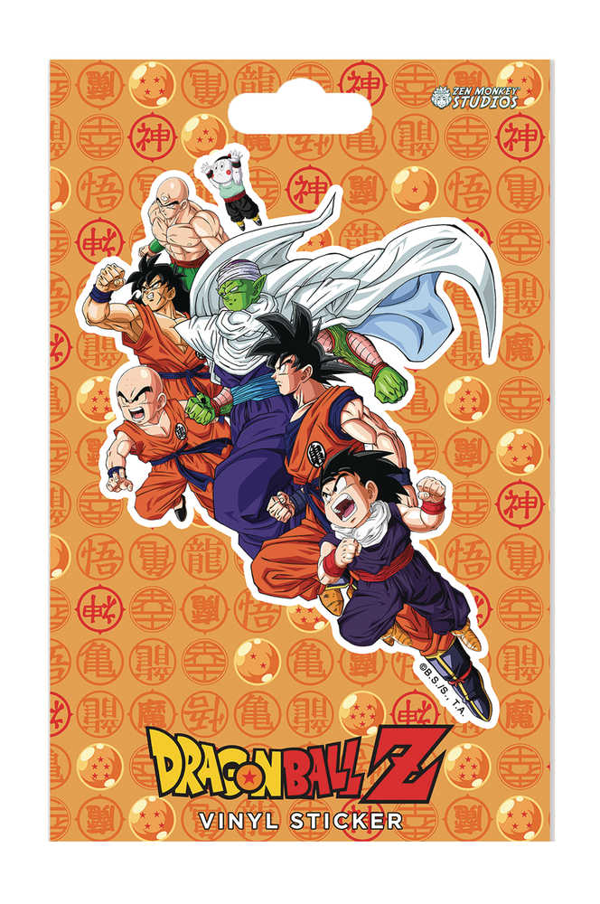 Dragonball Z Goku Friends Vinyl Sticker