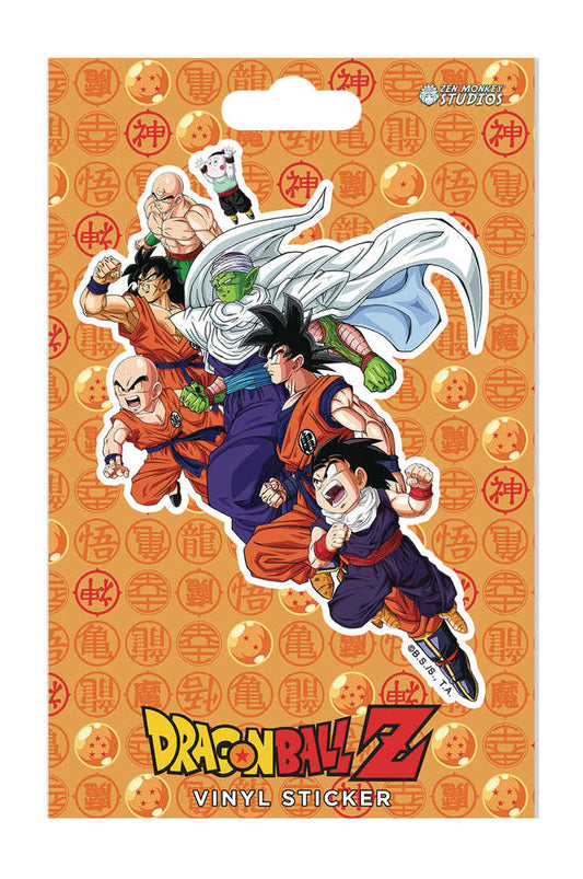 Dragonball Z Goku Friends Vinyl Sticker