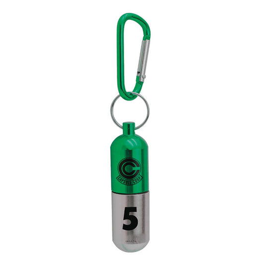 Dragon Ball Z Green Capsule Corp 3D Keychain