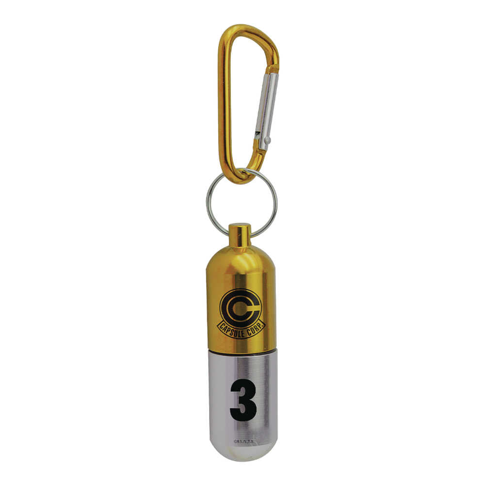 Dragon Ball Z Yellow Capsule Corp 3D Keychain