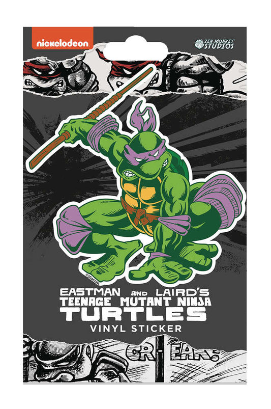 Teenage Mutant Ninja Turtles Classic Comic Donatello Vinyl Sticker