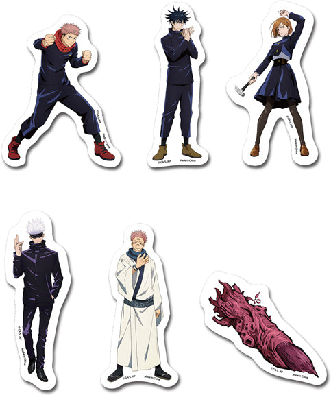 Jujutsu Kaisen Die Cut Group A Sticker Set