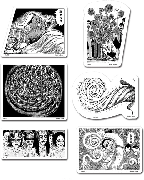 Junji Ito's Uzumaki Group A Cut Sticker Set