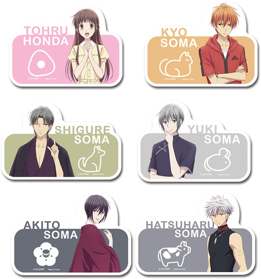 Fruits Basket - Group #1 Die Cut Sticker Set