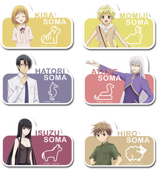 Fruits Basket - Group #2 Die Cut Sticker Set