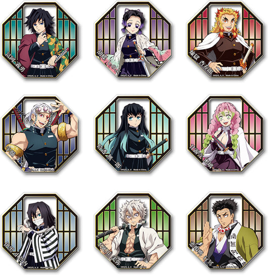 Demon Slayer TV2 - Hashira Transparent Die-Cut Sticker Set