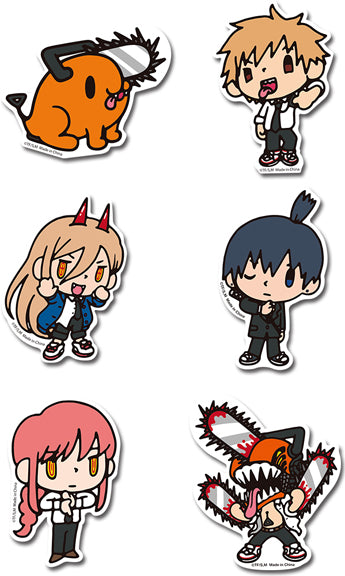 Chainsaw Man - SD Character Group Die Cut Sticker