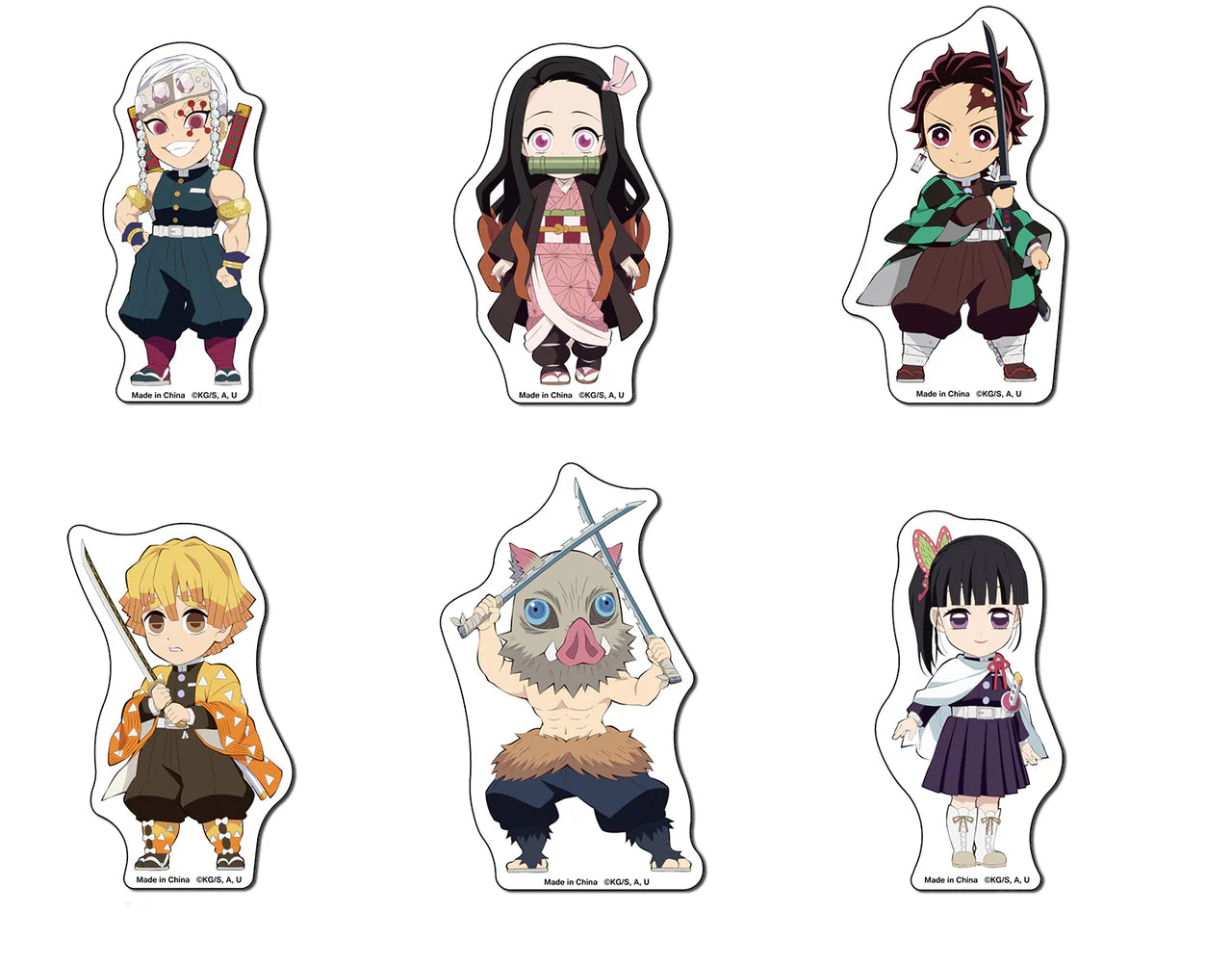 Demon Slayer TV2 - Character SD Sticker Set