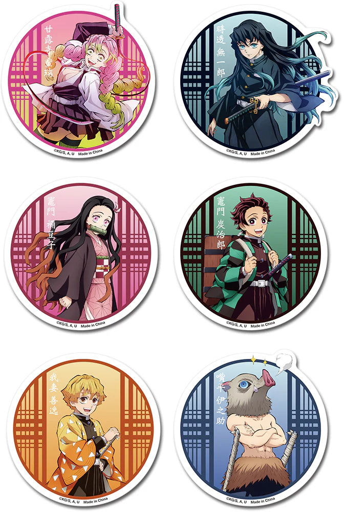 Demon Slayer S3 - Hashira and Group Standee Sticker Set