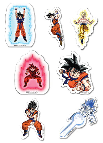 Dragon Ball Z - Goku Puffy Sticker Set