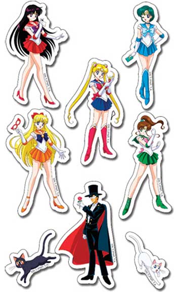 Sailor Moon - Puffy Sticker Set