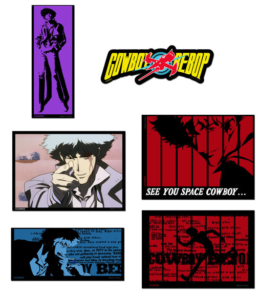 Cowboy Bebop Spike Screenshots Die-Cut Sticker Set