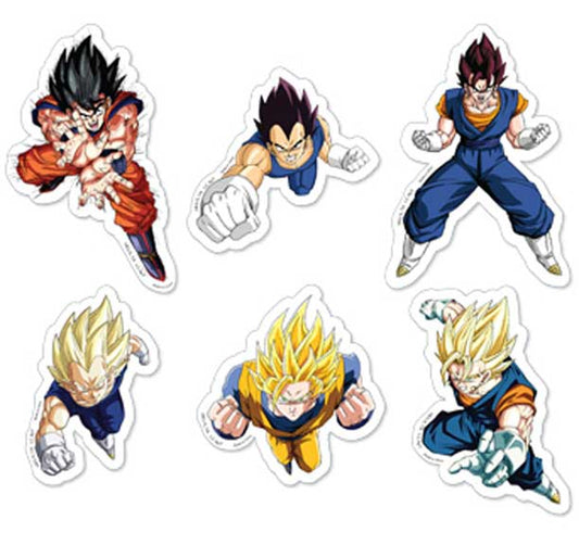 Dragon Ball Z Group Die Cut Sticker Set