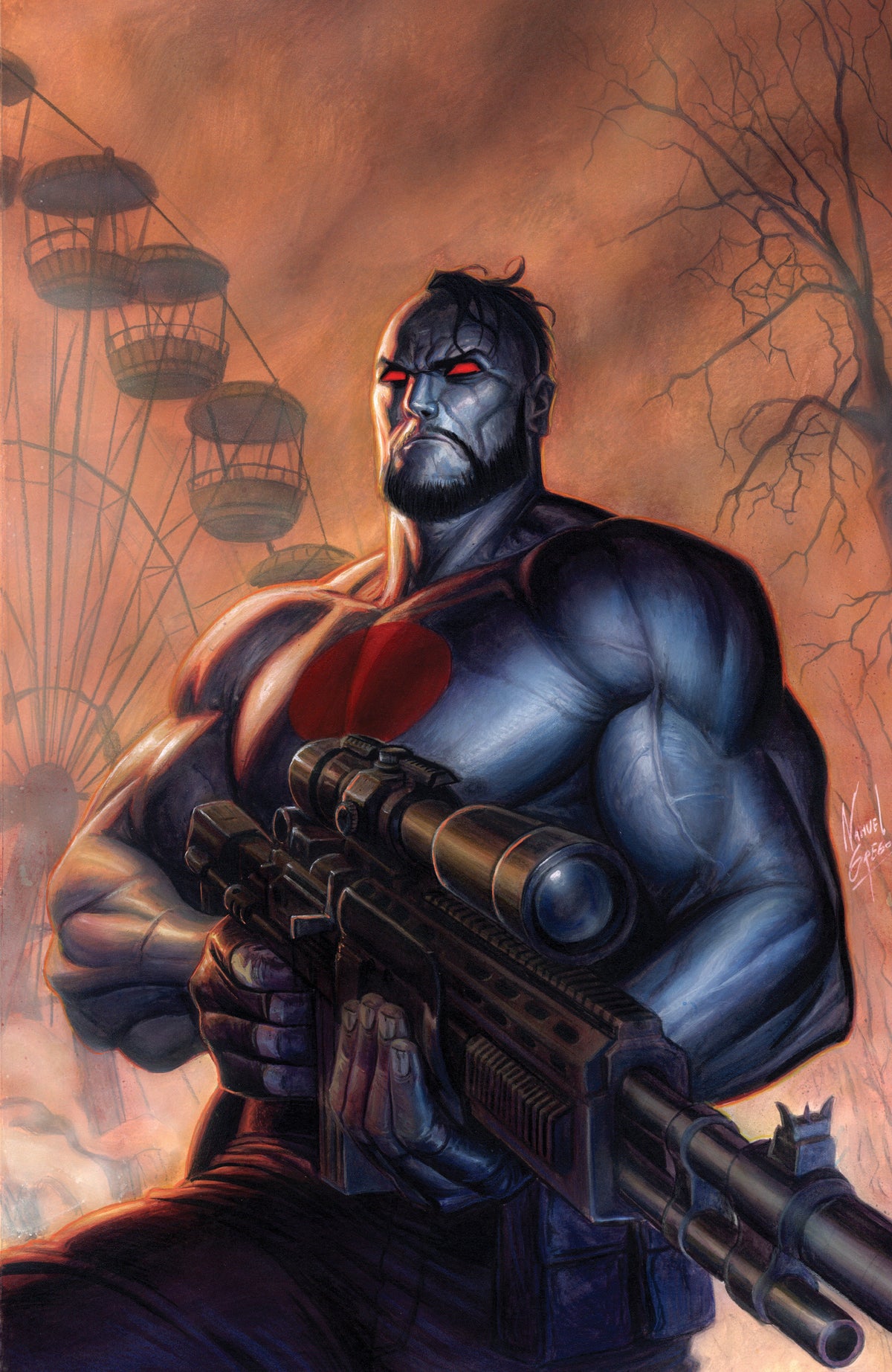 Valiant Beyond: Bloodshot #5  Man Made Hell #2 Variant C (Grego Full Art)