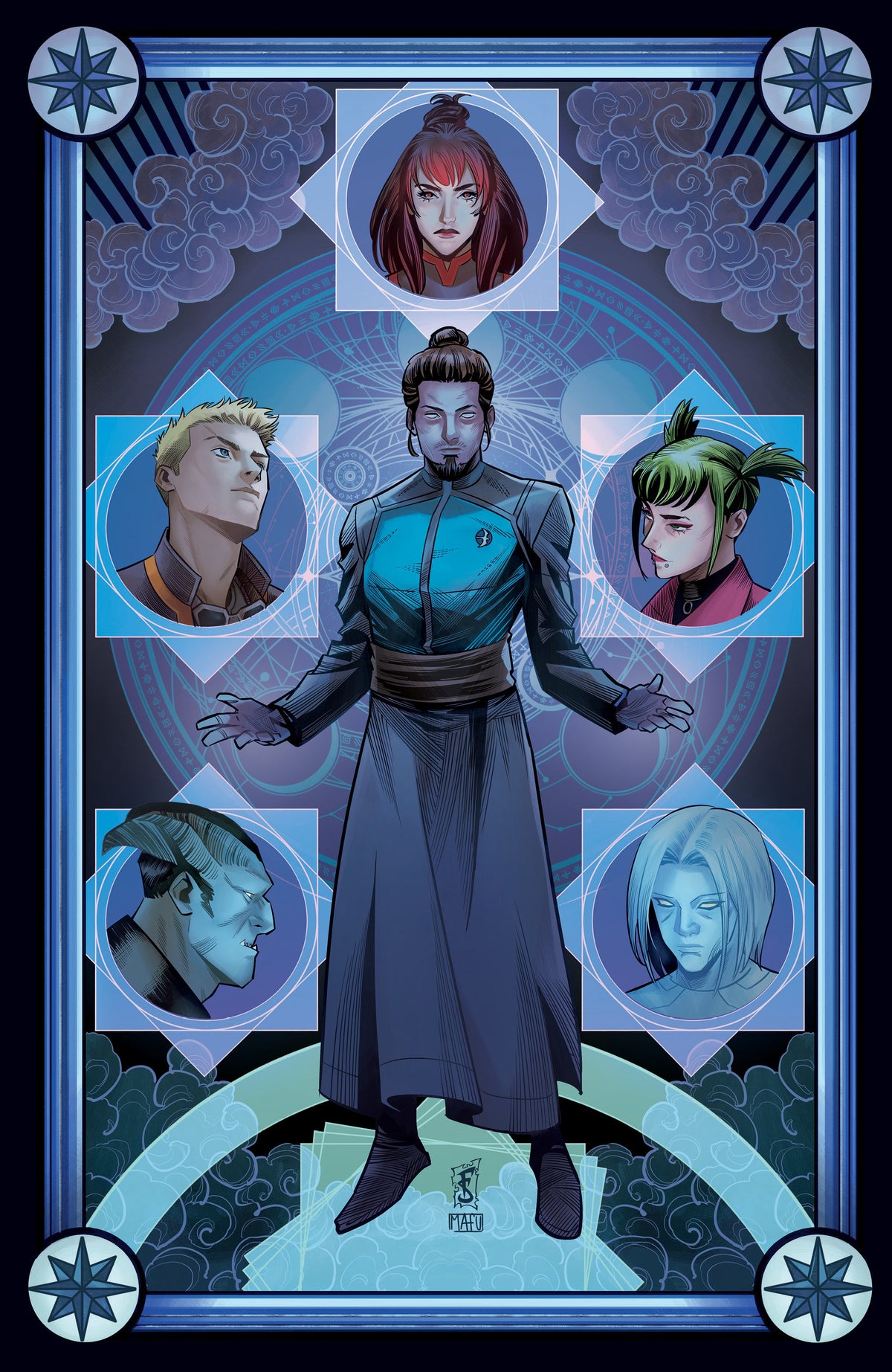 Valiant Beyond: All New Harbinger #8  Risen #2 Variant B (Sabbatini Tarot Variant)