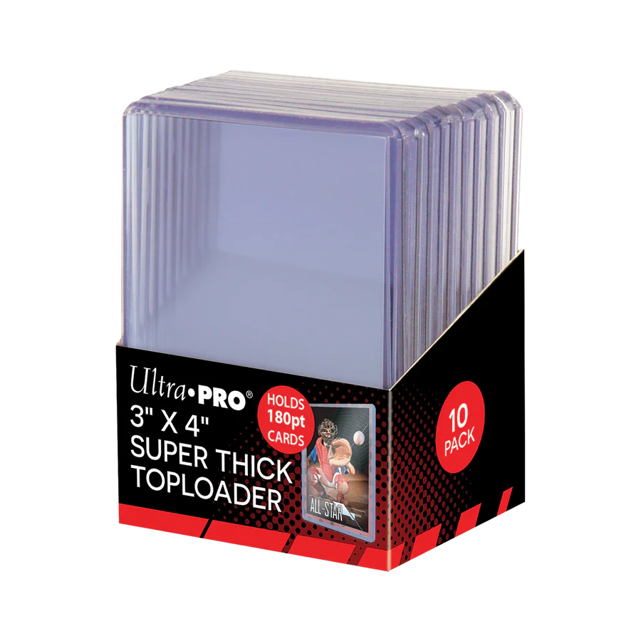 3" x 4" Clear Super Thick 180PT TOPLOADER® Sleeves (10ct)