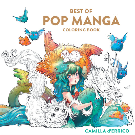 Best Of Pop Manga Coloring Book